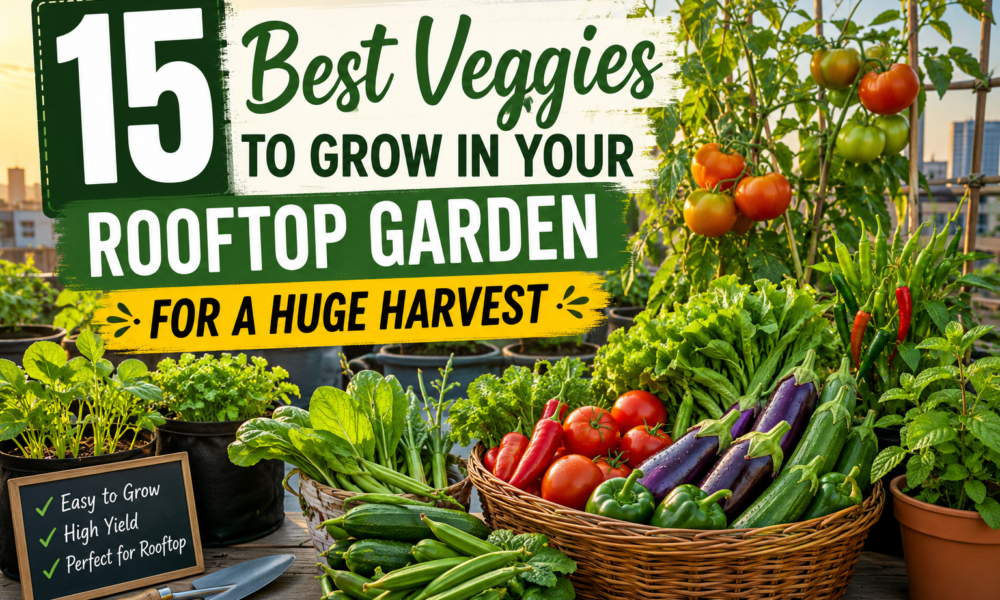 15 Best Veggies to Grow in Your Rooftop Garden for a Huge Harvest