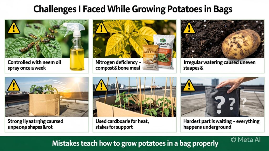 Challenges I Faced While Growing Potatoes in Bags