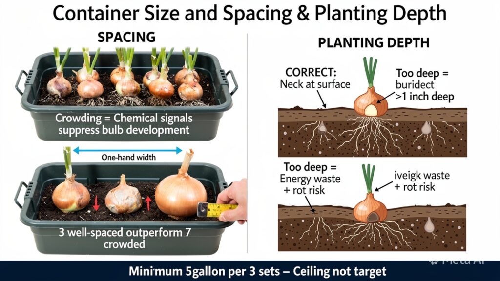 Container Size and Spacing