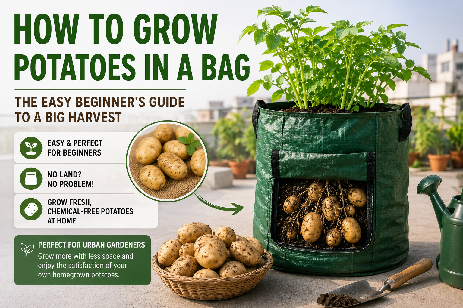 How to Grow Potatoes in a Bag