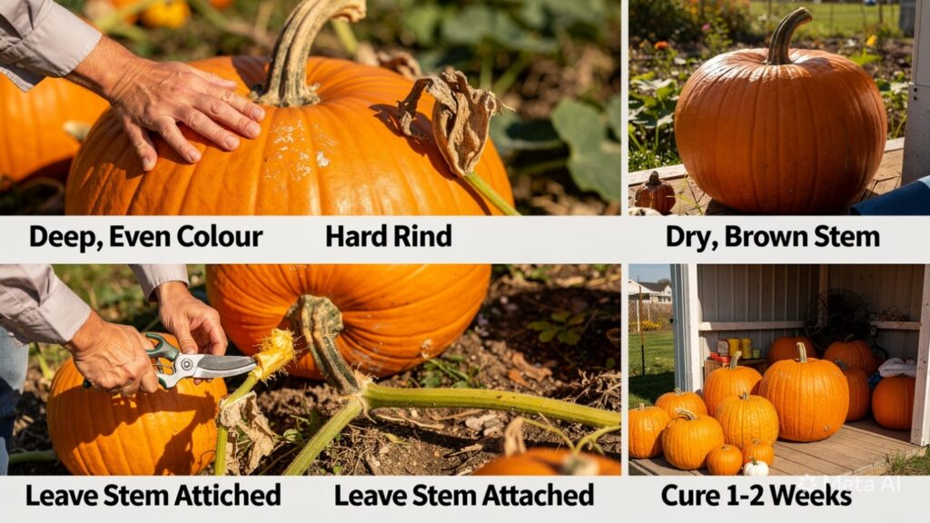 Harvesting Pumpkins