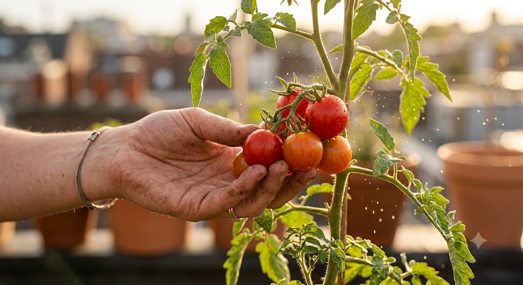 Harvesring Tomatoes at the Right Time