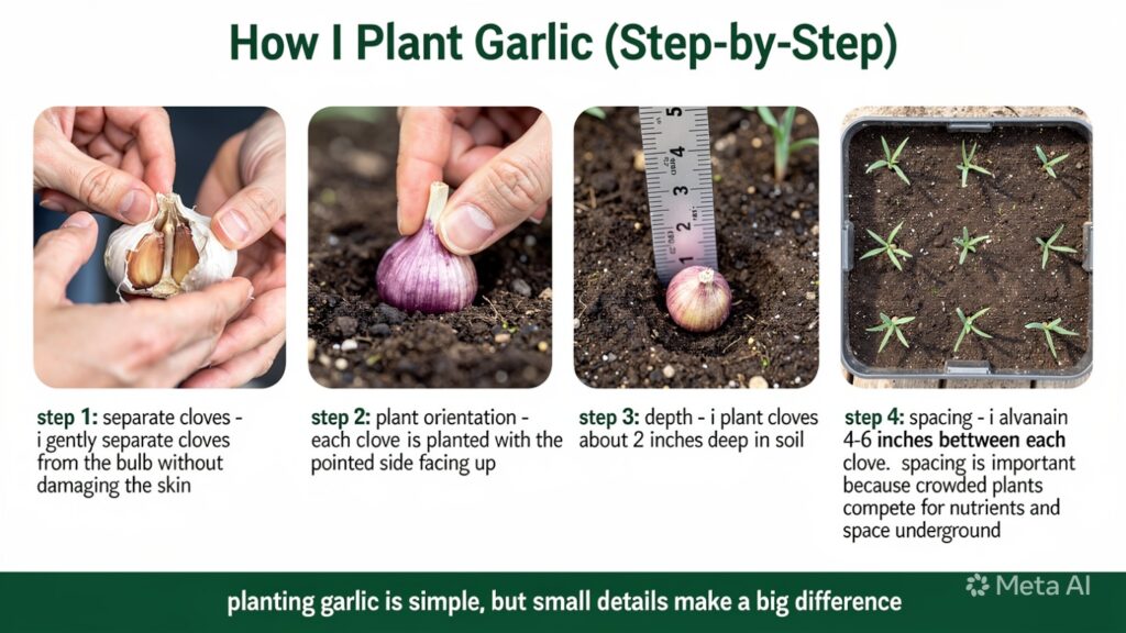 How I Plant Garlic (Step-by-Step)