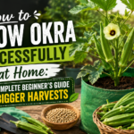 How to Grow Okra Successfully at Home: The Complete Beginner’s Guide to Bigger Harvests