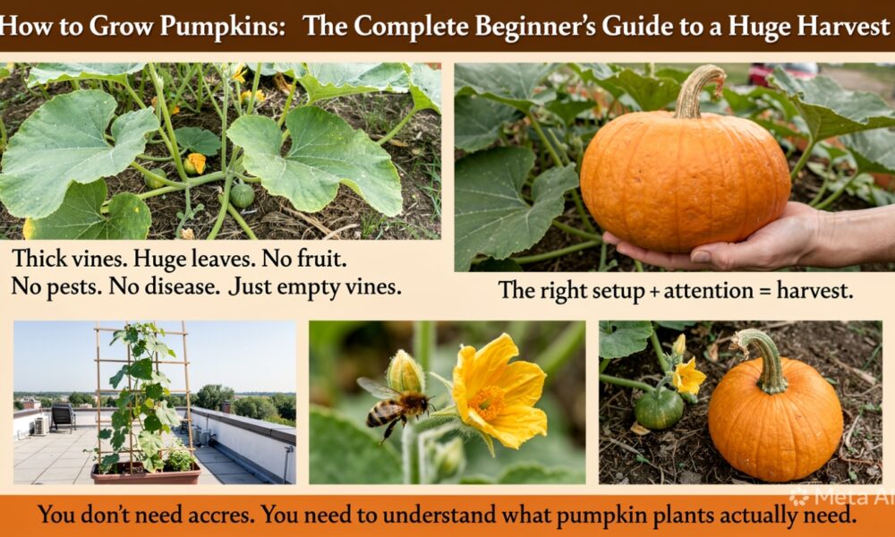 How to Grow Pumpkins: The Complete Beginner's Guide to a Huge Harvest
