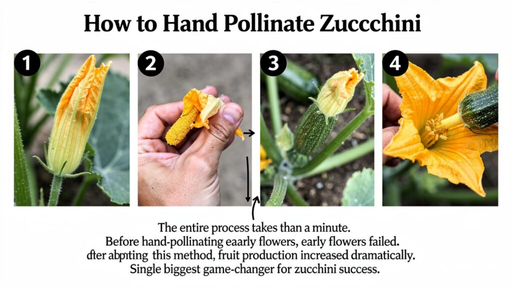 How to Hand Pollinate Zucchini