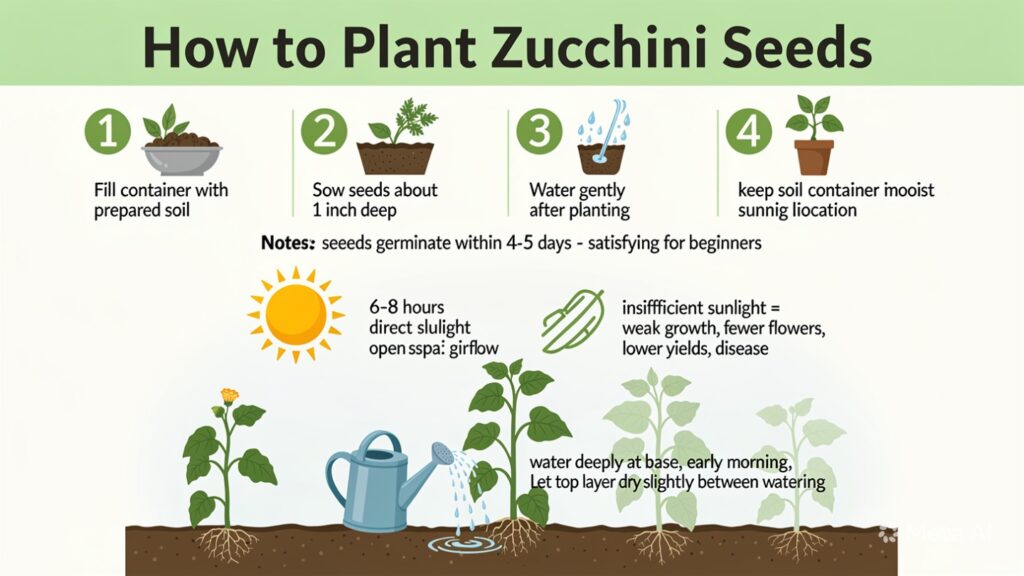 How to Plant Zucchini Seeds