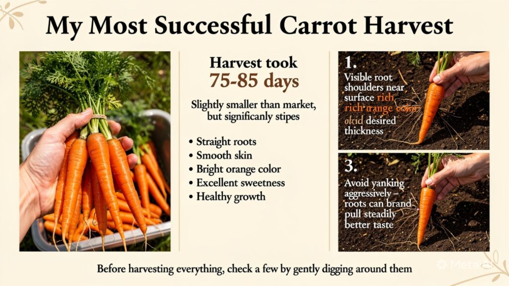 My Most Successful Carrot Harvest
