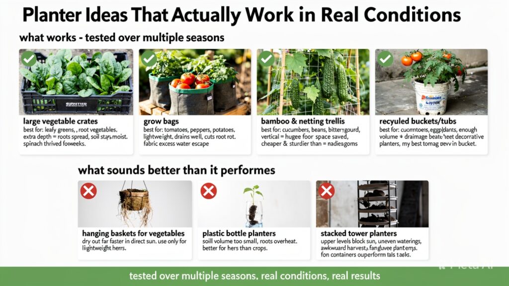 Planter Ideas That Actually Work in Real Conditions
