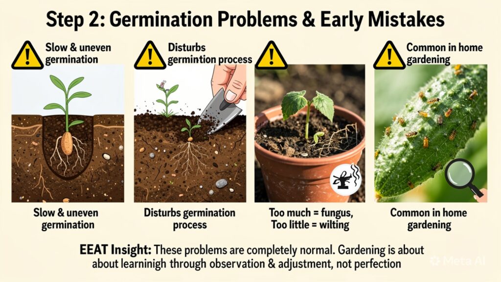 Step 2: Germination Problems & Early Mistakes