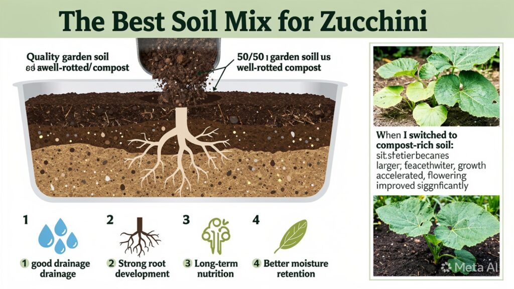 The Best Soil Mix for Zucchini
