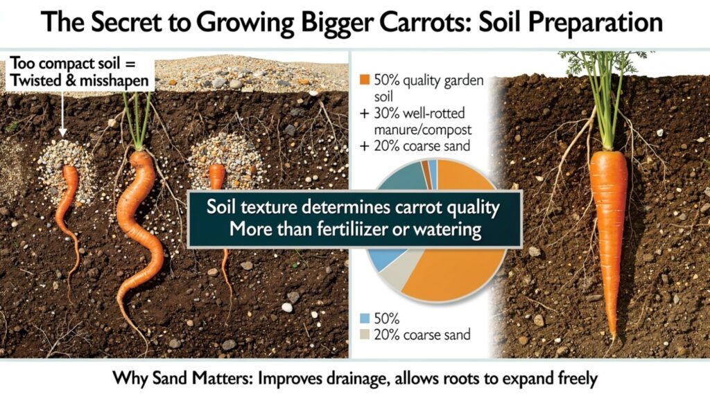 The Secret to Growing Bigger Carrots: Soil Preparation

