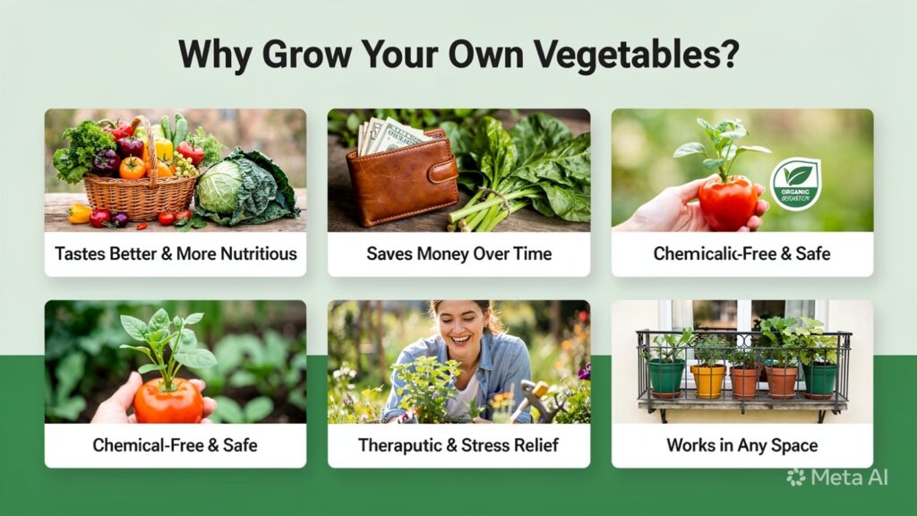 Why Grow Your Own Vegetables?