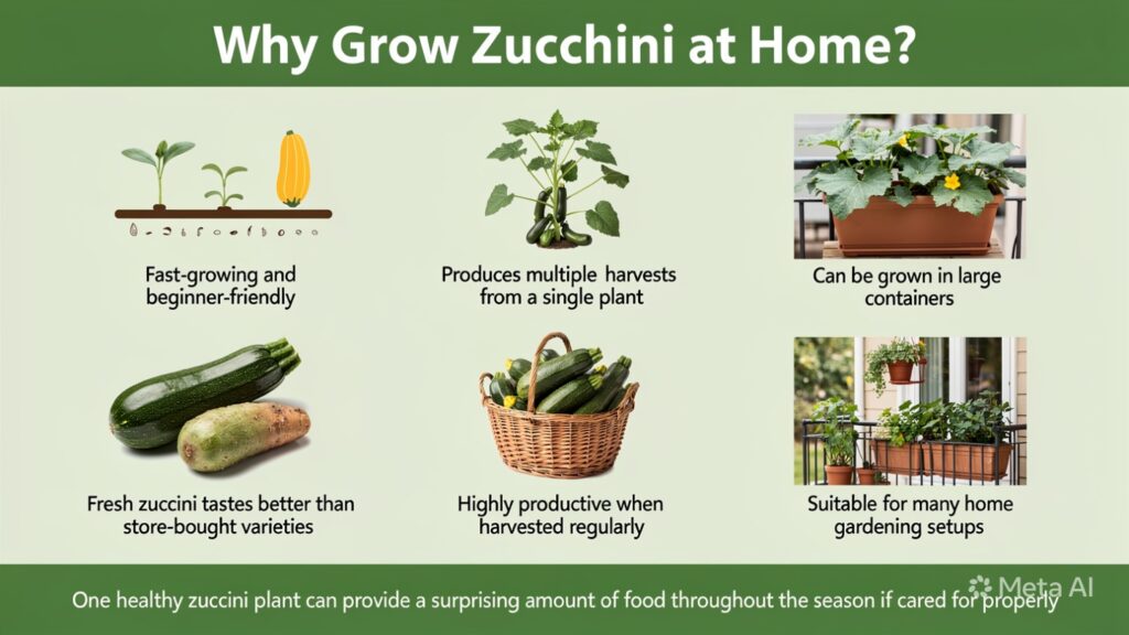 Why Grow Zucchini at Home