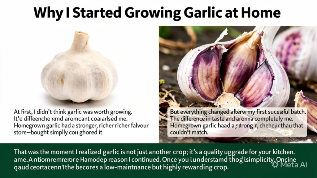 Why I Started Growing Garlic at Home
