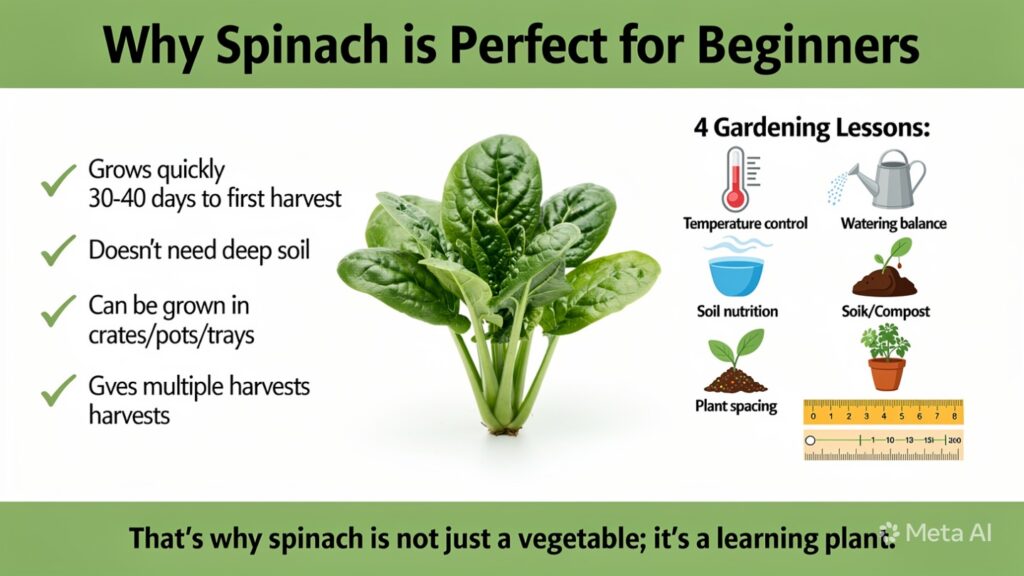 Why Spinach is Perfect for Beginners (E-E-A-T Insight)
