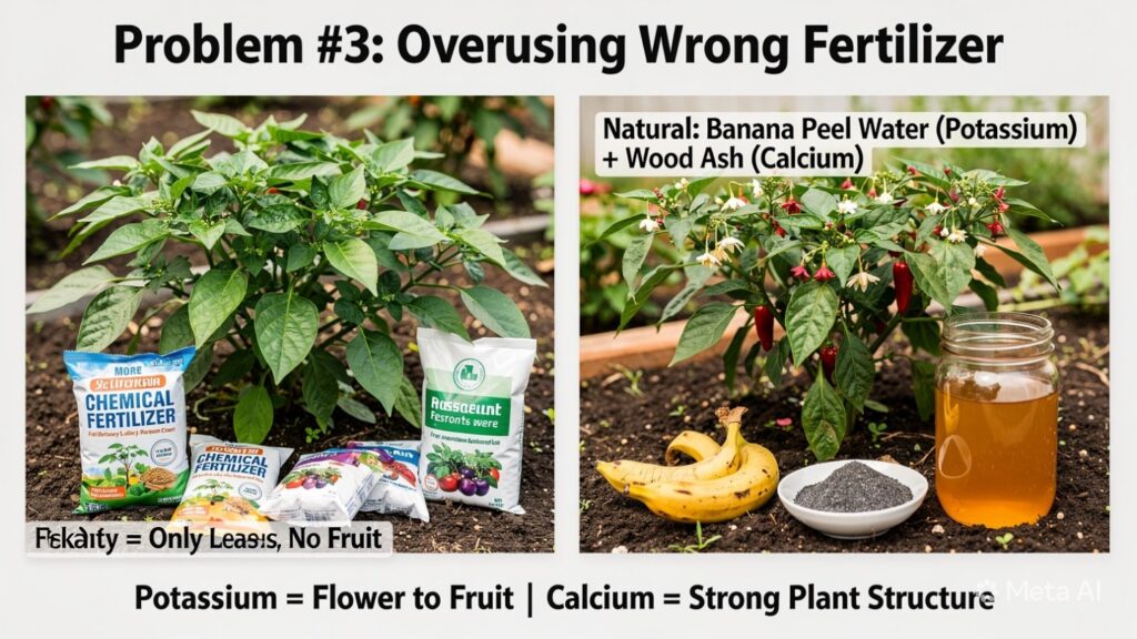 Overusing Wrong Fertilizer