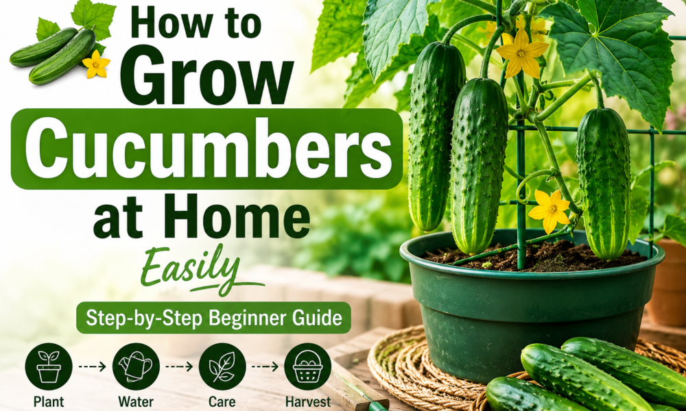 How to Grow Cucumbers at Home
