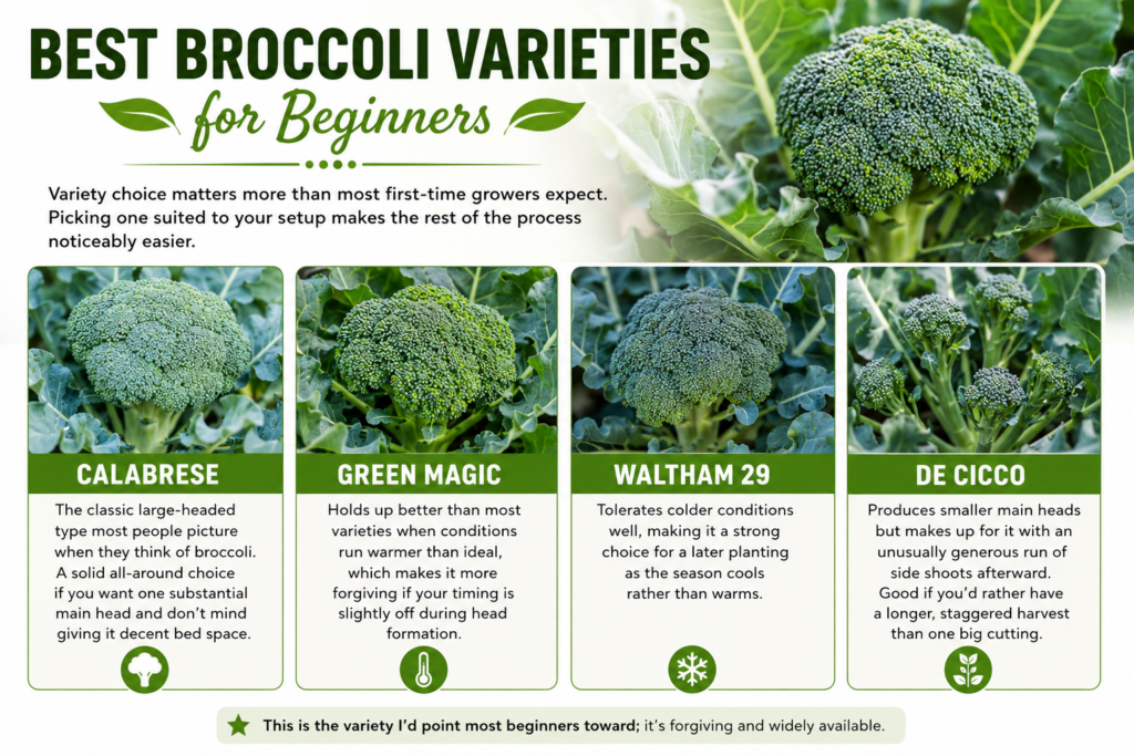 Best Broccoli Varieties for Beginners

