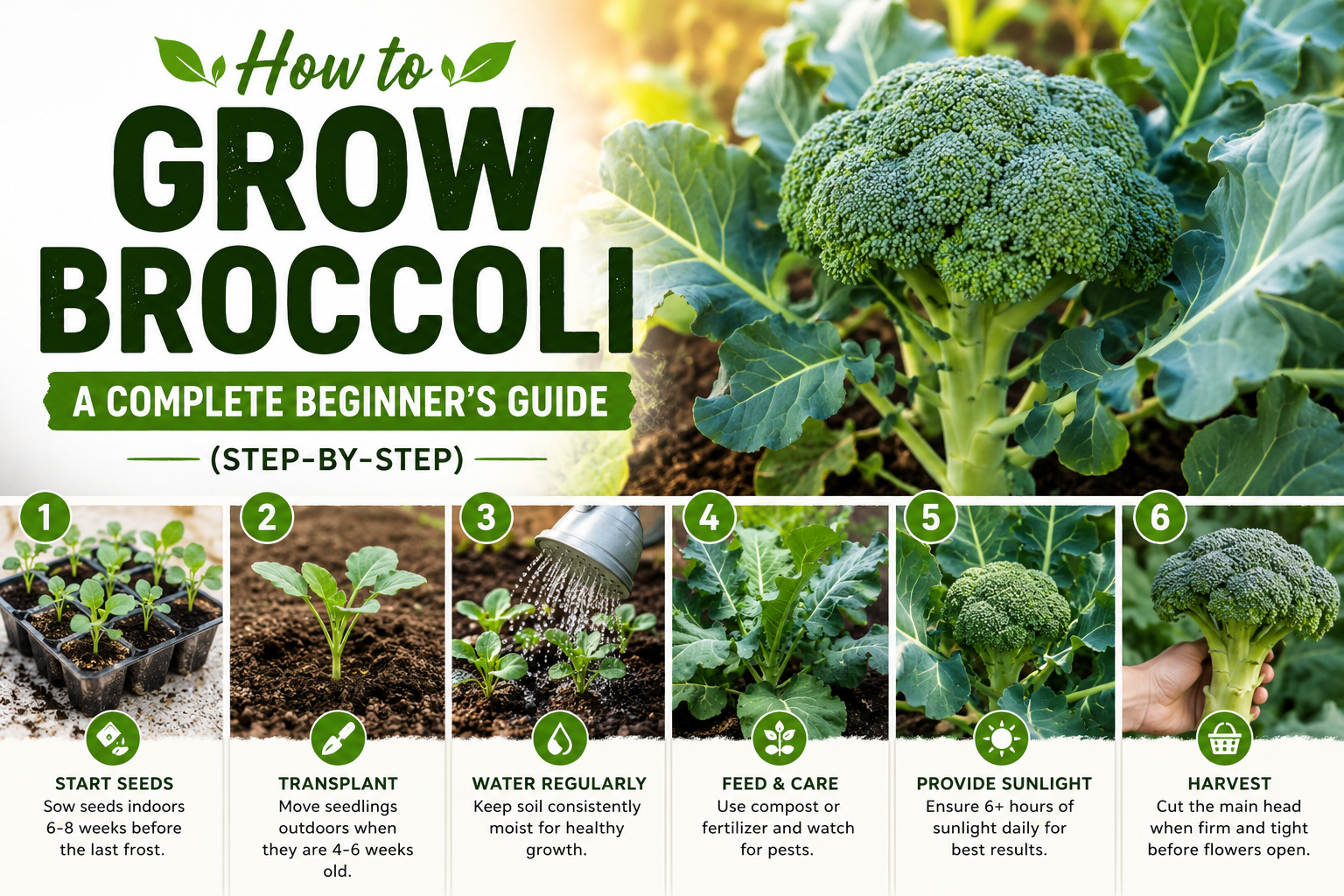 How to Grow Broccoli A Complete Guide Step by Step