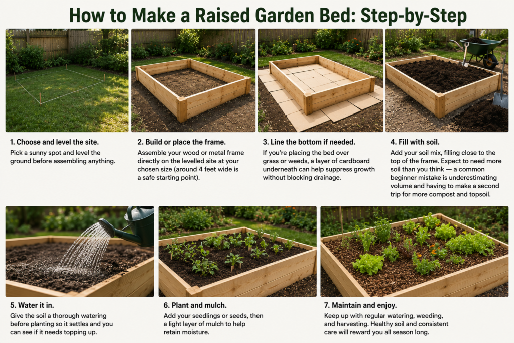 How to Make a Raised Garden Bed: Step-by-Step
