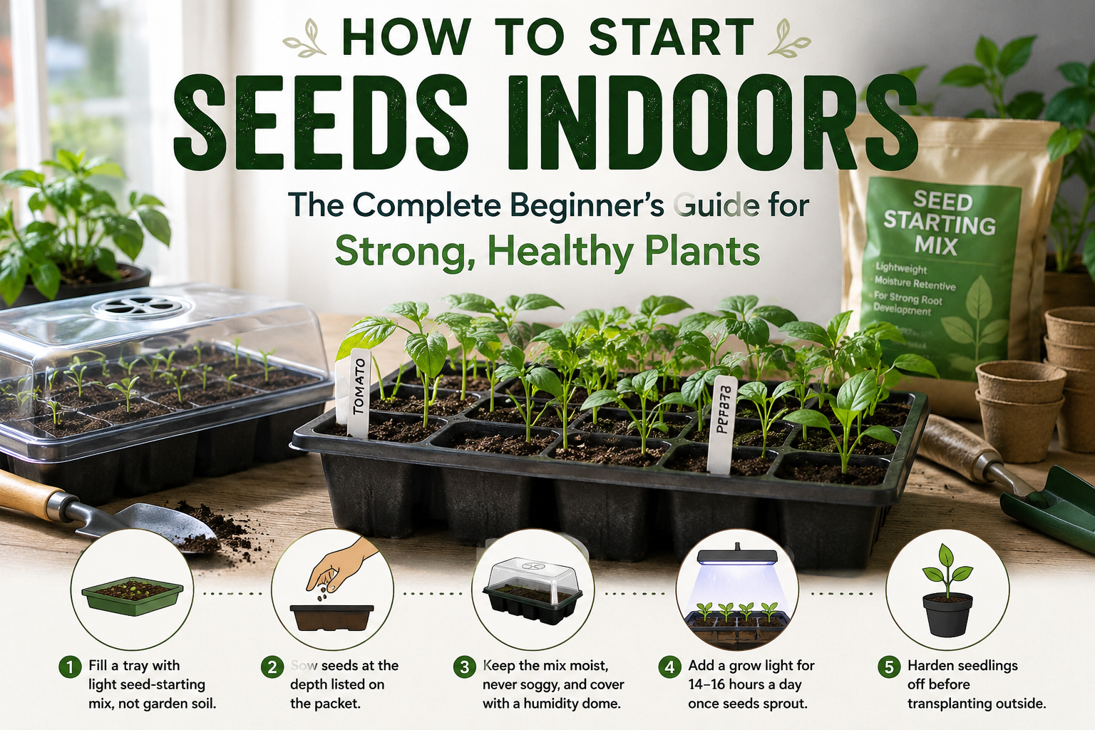 How to Start Seeds Indoors